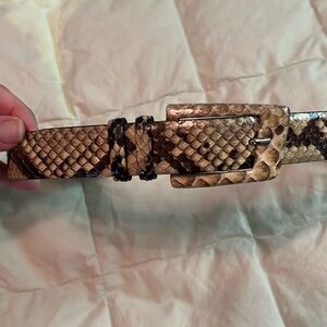 Beautiful snakeskin belt